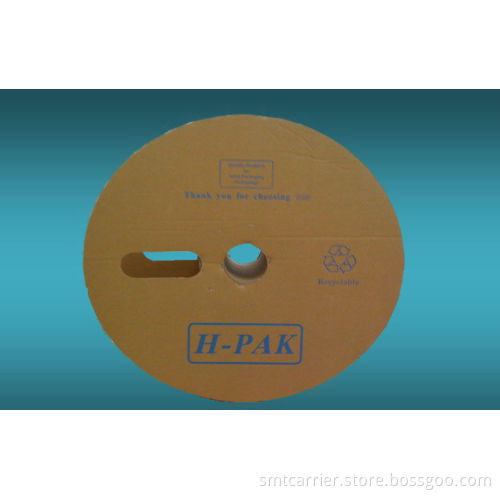 Flexible Design 18 Inch 16mm White / Ochre Color Paper Spools And Reels